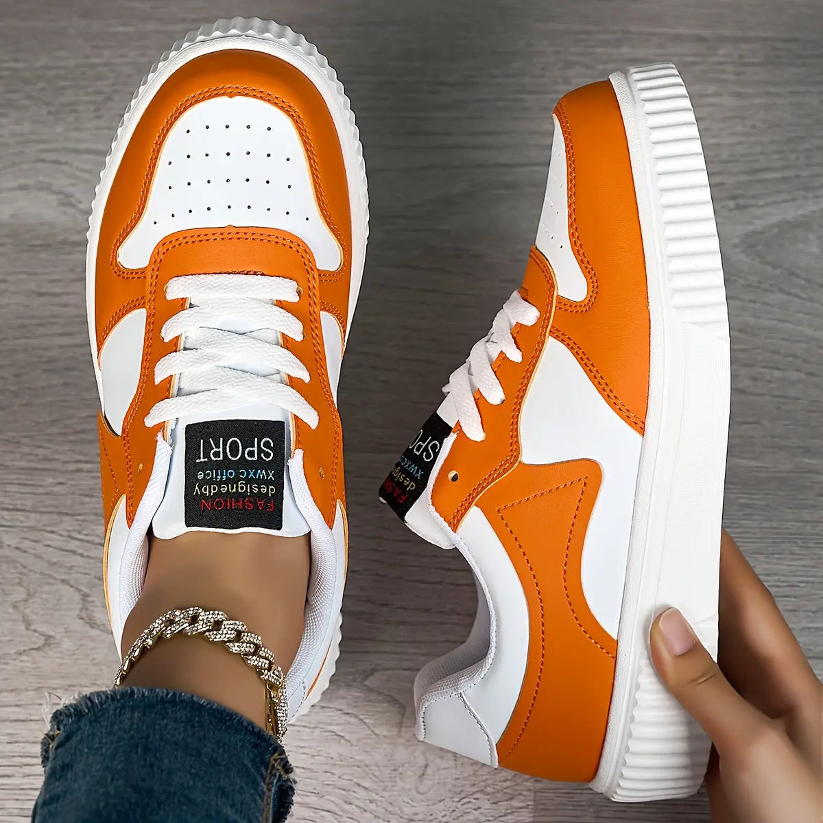 Women's Fashion Sneakers, Trendy Versatile Sports Casual Shoes, Casual Outdoor Sport Shoes for Koningsdag & King's Day MyFave Boutique