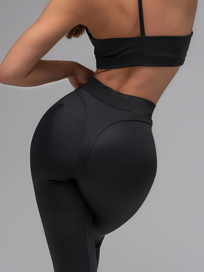 Women's High Waist Yoga Leggings with Hip-Lifting Design for Sports and Training MyFave Boutique