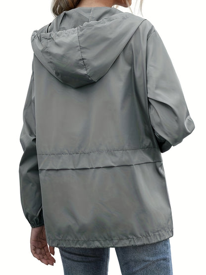 Women's Windbreaker Waterproof Jacket With Hood Windbreaker Jacket Top MyFave Boutique