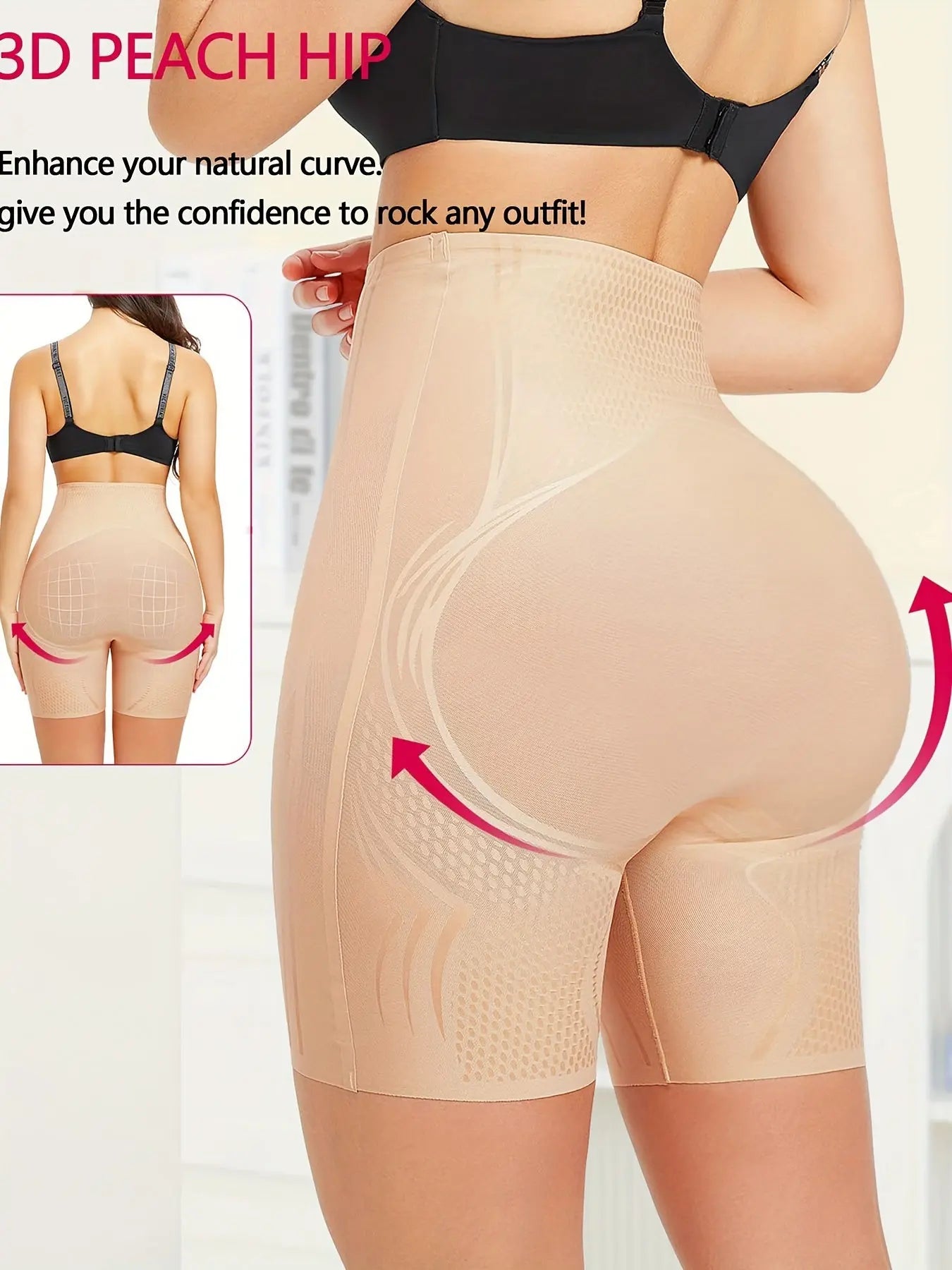 Women's Butt Lifting Shorts Underwear with High Waist, Tummy Control, and Thigh Slimming - Compression Body Shaper MyFave Boutique