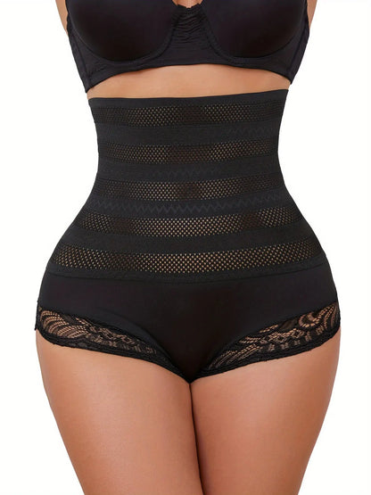 High-Waisted Lace Shaping Panties with Tummy Control, Butt Lift & Compression Underwear for Women MyFave Boutique