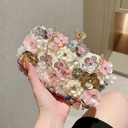 Elegant Floral Clutch Bag - Perfect for Special Occasions and Bridesmaids MyFave Boutique