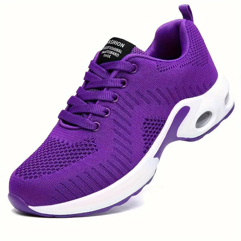 Women's Running Shoes, Flying Woven Surface Breathable Sports Casual Running Travel Shoes, High-density Fashion Running Sneakers MyFave Boutique