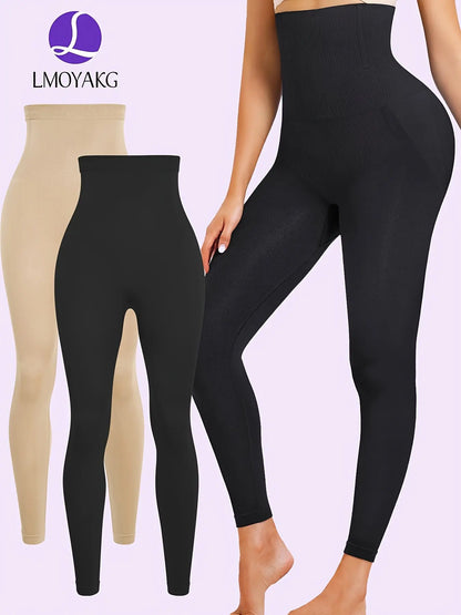 Compression Leggings For Women Tummy Control Butt Lifting Shapewear High Waist Thigh Slimmer Pants Body Shaper MyFave Boutique