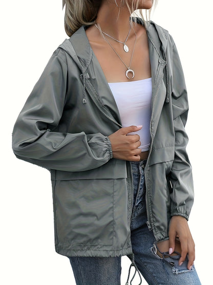 Women's Windbreaker Waterproof Jacket With Hood Windbreaker Jacket Top MyFave Boutique