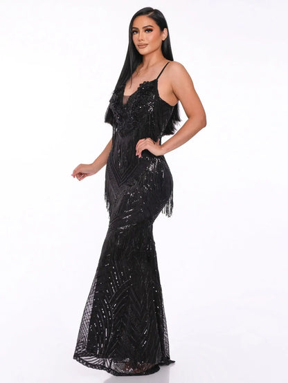 Glamorous Sequin Mesh Dress perfect for Parties and Special Occasions MyFave Boutique